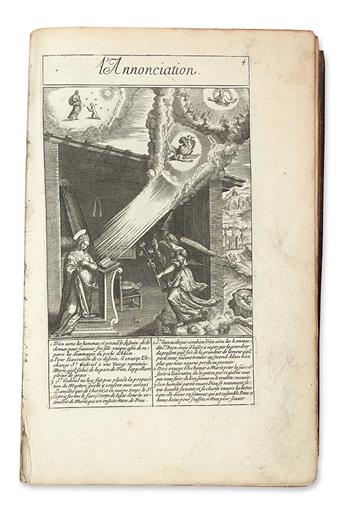 JESUS CHRIST.  Abrégé de la Vie et Passion de Nostre Sauveur Jesus Christ.  1663-65